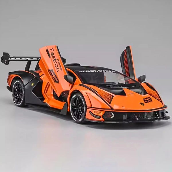 1:24 Scale Lamborghini SCV12 Diecast Car Model with Sound and Light Effects, Carousel 1