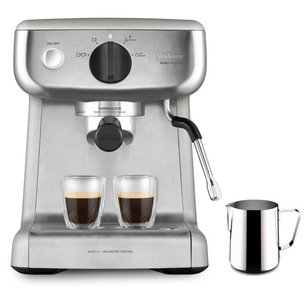 Sunbeam Mini Barista Espresso Machine Silver EM4300S... Carousel 1