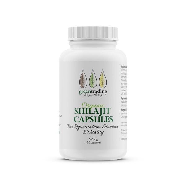 Organic Shilajit 120 Veggie Capsules 500mg Carousel 1