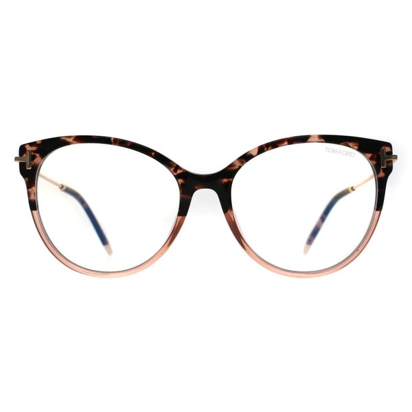 Tom Ford Glasses Frames FT5770-B 055 Havana Pink Women Carousel 1