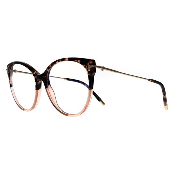 Tom Ford Glasses Frames FT5770-B 055 Havana Pink Women Carousel 2