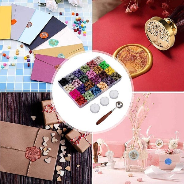 Retro Fire Paint Sealing Wax Beads Paint Seal Kit Carousel 2