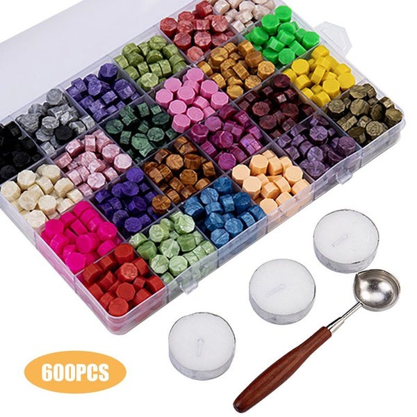 Retro Fire Paint Sealing Wax Beads Paint Seal Kit Carousel 12
