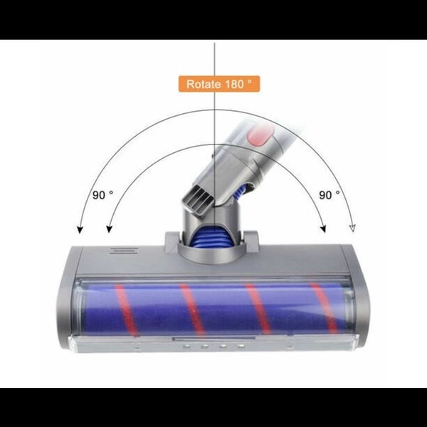 For Dyson V7 V8 V10 V11 V15 Vacuum Rotatable Fluffy Floor Head Soft Roller Br Carousel 1