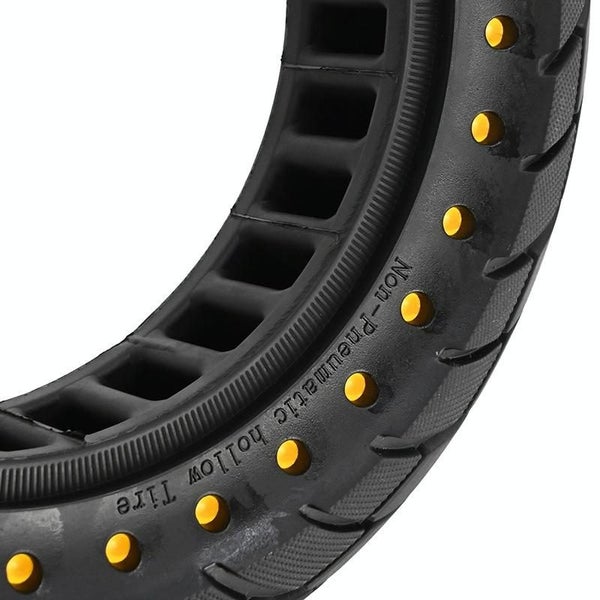 10 Inflatable Honeycomb Solid Run Flat Tire Electric Scooter 36Mm Slot Yellow A Carousel 5