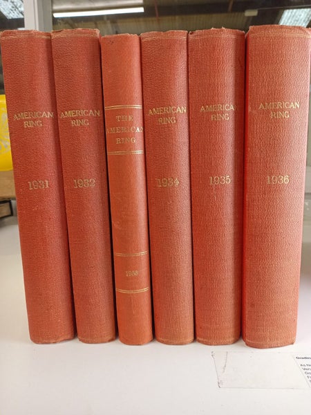 The Ring World's Foremost Boxing Magazine 6 Volumes 1931-1936 by N Fleischer64494269286659110