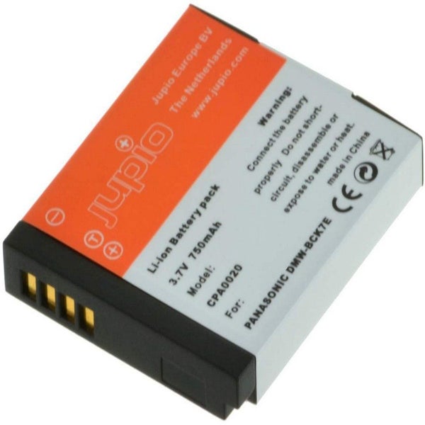 Jupio camera battery Compatible PANASONIC DMW-BCK7E 3.7V 750MAH Carousel 1