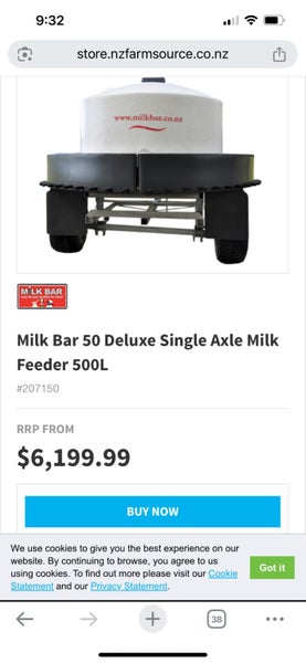 Milkbar 50 Teat Calf Feeder Deluxe Model Carousel 9