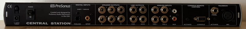 Presonus Central Station passive speaker controller Carousel 3