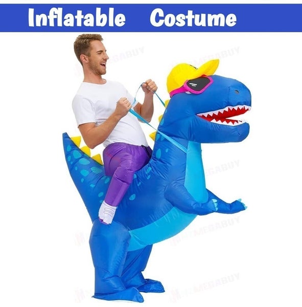 Dinosaur Fancy Dress Inflatable Suit - Fan Operated Costume Carousel 1