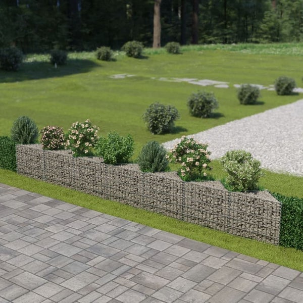 Gabion Wall Galvanised Steel 450x30x50 Cm Oatpix Carousel 1