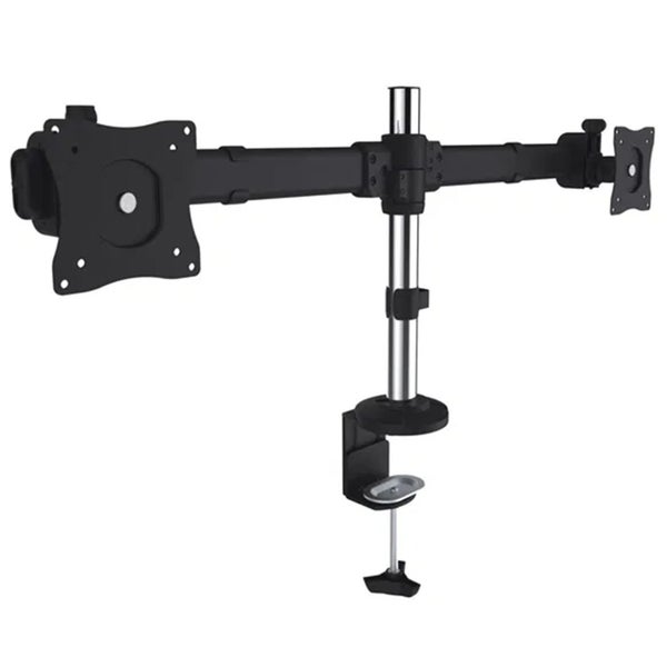 LUMI LDT06-C02 Outstanding Dual LCD Desk Mounts with Desk Clamp VESA 75/100mm Up Carousel 2