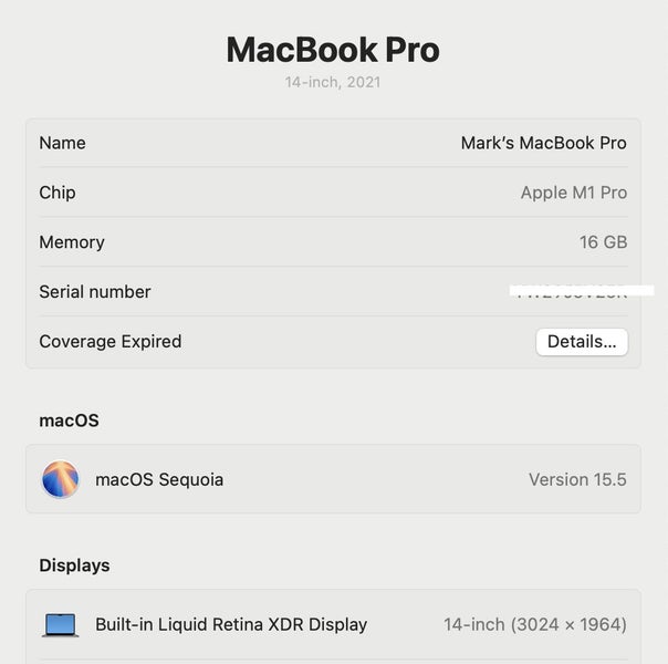 MacBook Pro (M1 Pro, 10 Core), 16GB RAM, 1 TB SSD63003540335745113