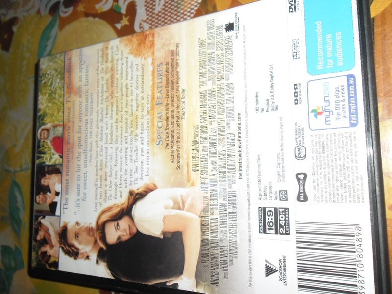 DVD - The Time Traveller's Wife629999463635221121