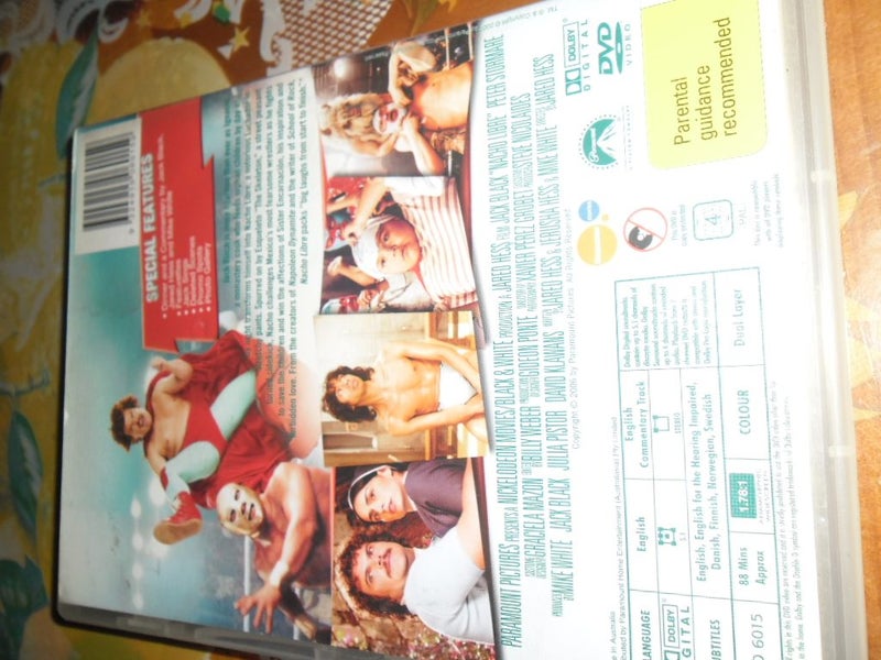 DVD - Nacho Libre - Jack Black630000364634891120