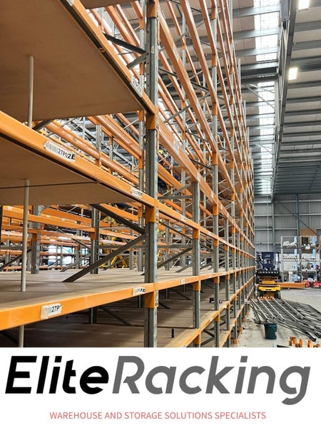 Secondhand Pallet Racking - Dexion Style Frames (Uprights) 8.5m high x 0.9m Deep Carousel 1