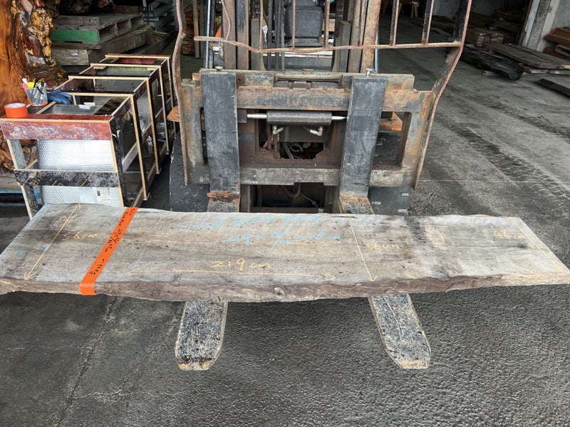 2.19m Premium Black Maire Wood Slab – Rare NZ Native Hardwood Carousel 1