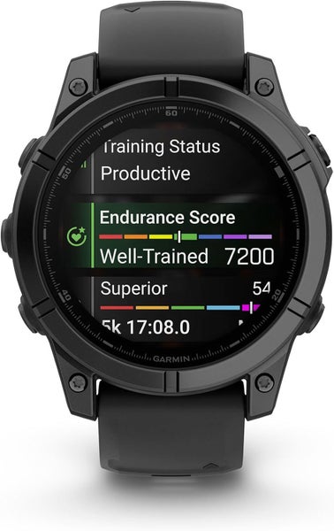 Garmin Fenix E AMOLED Smart Watch - 47mm. Slate Grey & Black Carousel 2