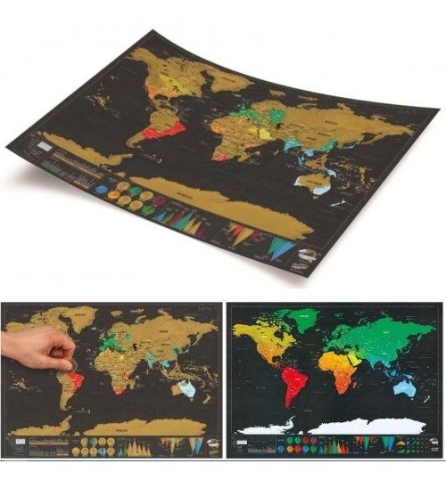 Scratch Off World Map Carousel 1