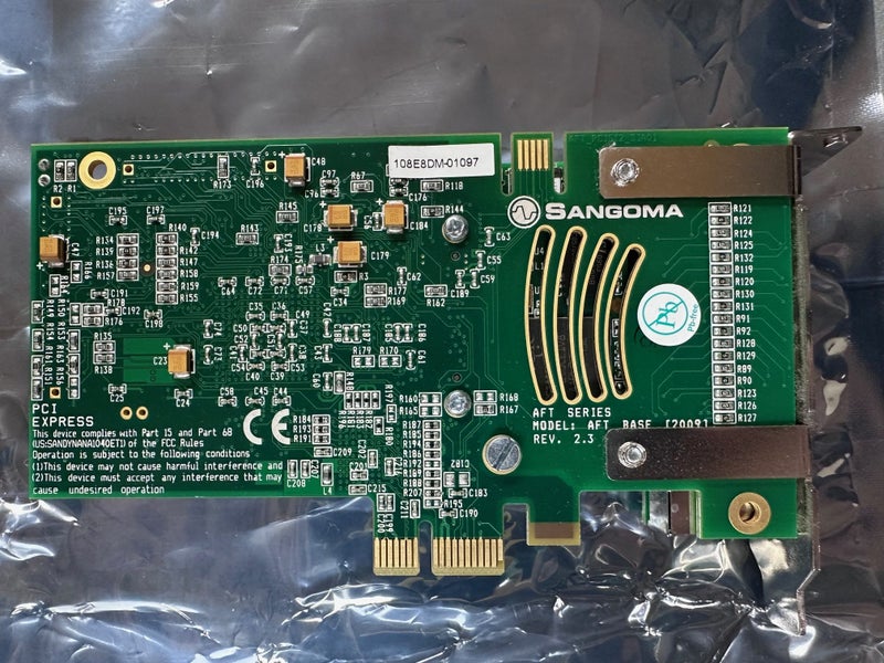 Sangoma A108D PCI/PCIe T1/E1 Card with Hardware Echo Cancellation Carousel 4
