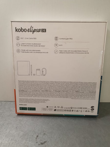 Kobo Elipsa 2E 10.3" eReader with Stylus Carousel 2