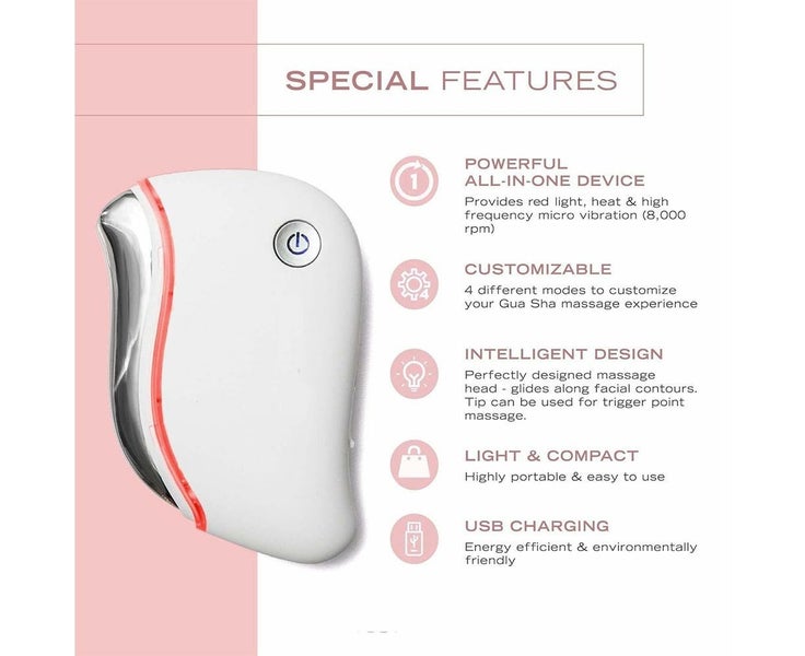 Gua Sha, The Ultimate Skin Scraping Massage Tool, Heat and Electric Vibration Carousel 5