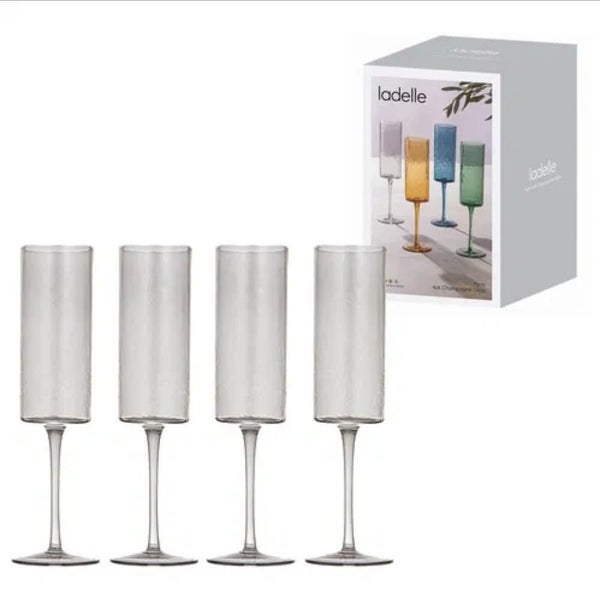Flynn 4pk Champagne Glass by Ladelle Carousel 4