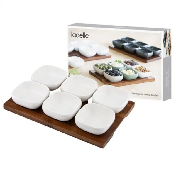 Essentials 7pc Bowl + Tray Set by Ladelle Carousel 2