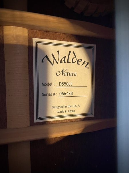Walden Acoustic Electric Guitar - D550ce63001431816577114