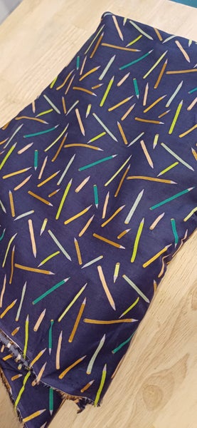 NEW FABRIC CLEAROUT - LIBERTY OF LONDON COTTON SKETCH $1 Reserve Carousel 2