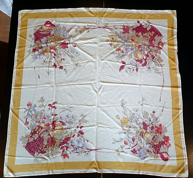 Vintage Yves Saint Laurent silk scarf (1980s)63002806517891111