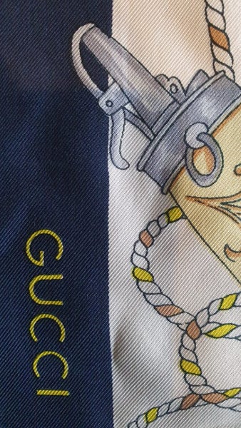Vintage Gucci silk scarf (1970s)63002640154498112