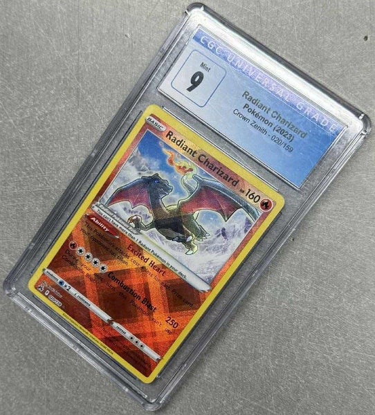 Radiant Charizard Pokémon (2023) Crown Zenith-020/159 9Mint CGC Universal Grade Carousel 1