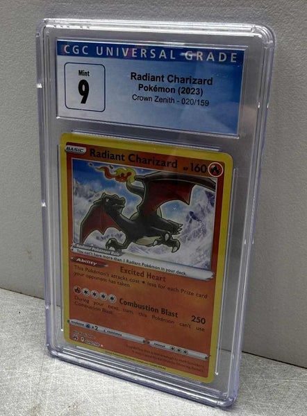 Radiant Charizard Pokémon (2023) Crown Zenith-020/159 9Mint CGC Universal Grade Carousel 2