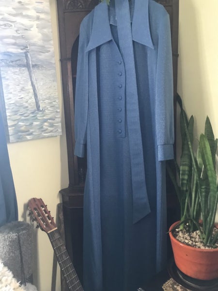 Stunning sparkly blue vintage dress63002952709378111
