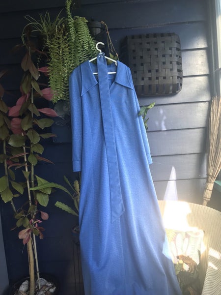 Stunning sparkly blue vintage dress63002952709378114