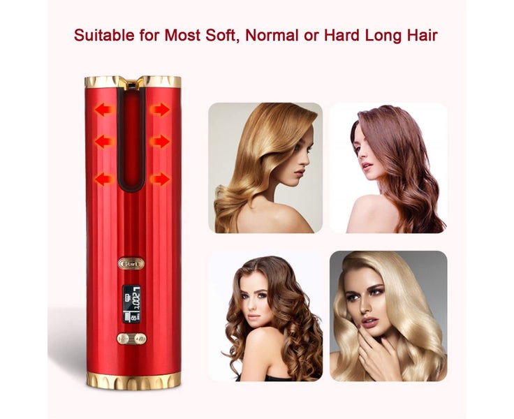 Hair Straightener & Curling Iron, Hot Tools Curling Iron,Adjustable Temp Hair Carousel 5