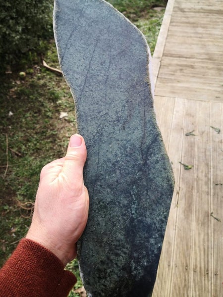 Pounamu Big long mere/ patu slab Carousel 2
