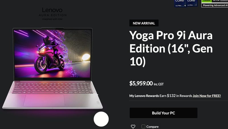 Lenovo YOGA Pro 16 inch RTX5060 32GB+1TB 2 Layers Touch 120hz OLED 1100nits New Carousel 1
