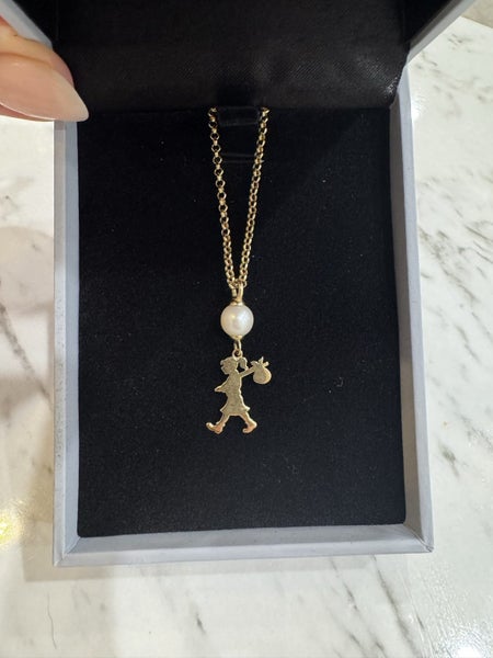 $1 RESERVE Karen Walker 9 carat Gold Necklace Carousel 1