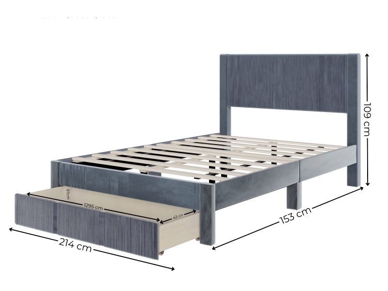 Queen Bed with Drawer Carousel 7