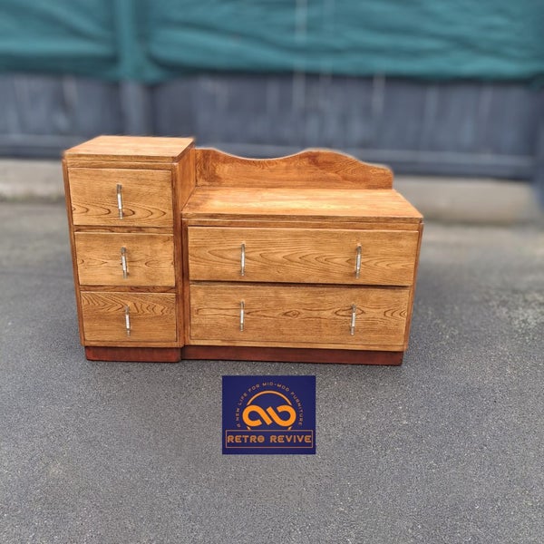 Ash wood Dresser – Art Deco Meets Mid-Century Modern Carousel 1