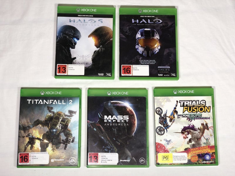 5 Assorted Xbox One Games630038509062431118