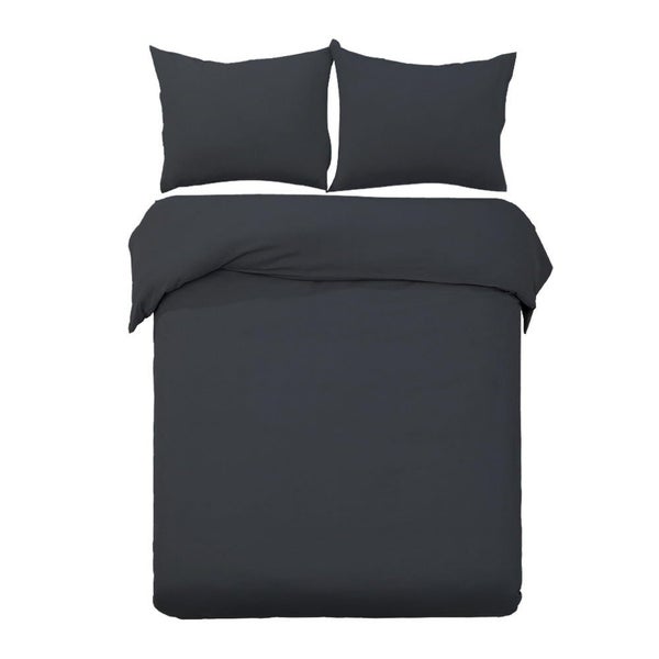 Giselle Bedding Quilt Cover Set Classic Black Super King Carousel 1