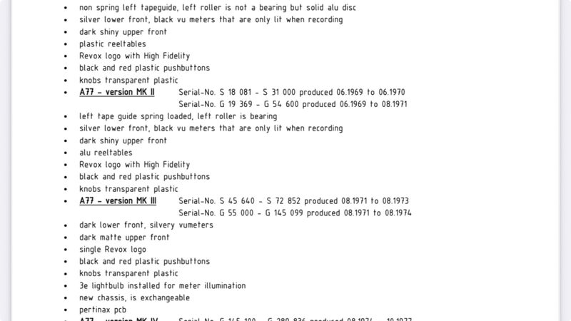Revox A77 high speed half track reel to reel Carousel 9
