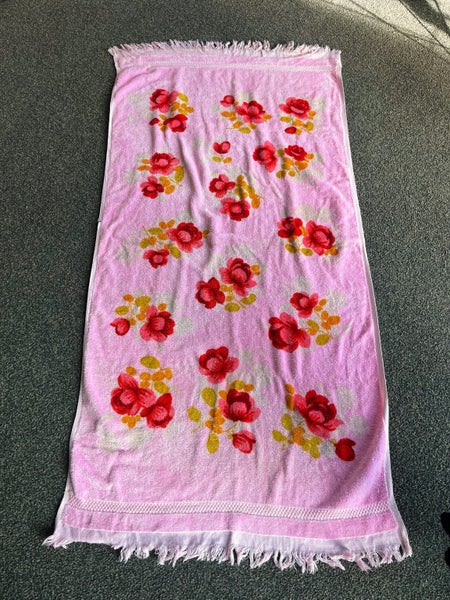 Vintage Retro Flower Power Towels X4 Carousel 2