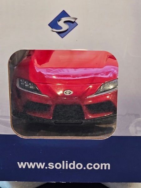 Solido 2023 Toyota Supra GR A90 Street Fighter Prominence Red 1:18 Scale. Carousel 2