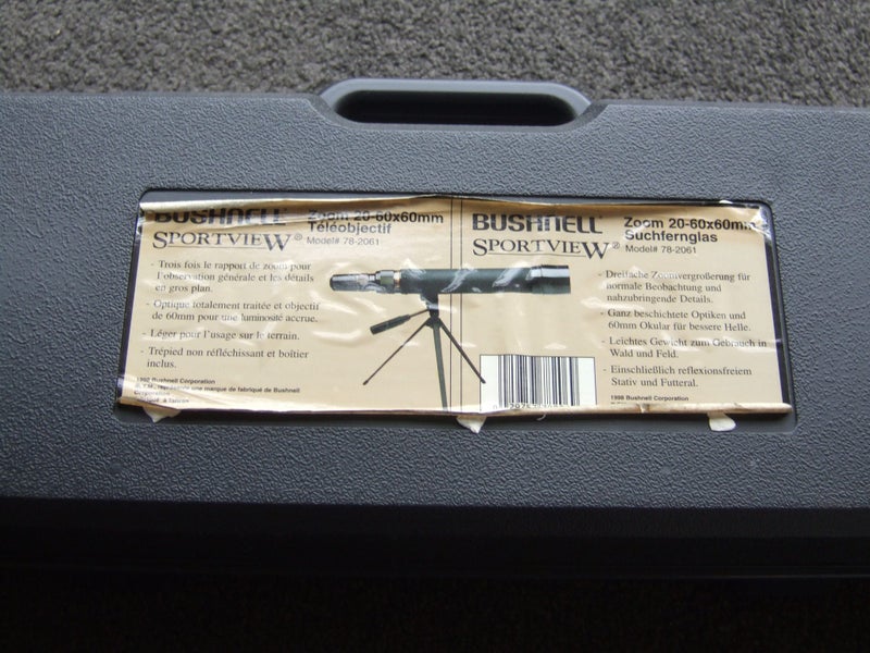 Bushnell Sportview Zoom 20-60x60mm Spotting Scope Carousel 2