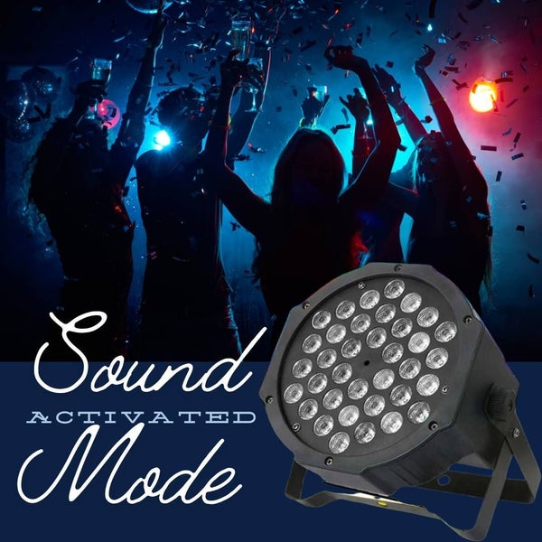 Stage Light - RGB 7 Colour - Portable Mini LED Carousel 9