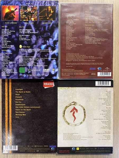 Rush DVD Collection Carousel 2